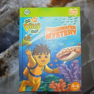 LEAP FROG TAG NICK JR GO DIEGO GO UNDERWATER MYSTERY BOOK